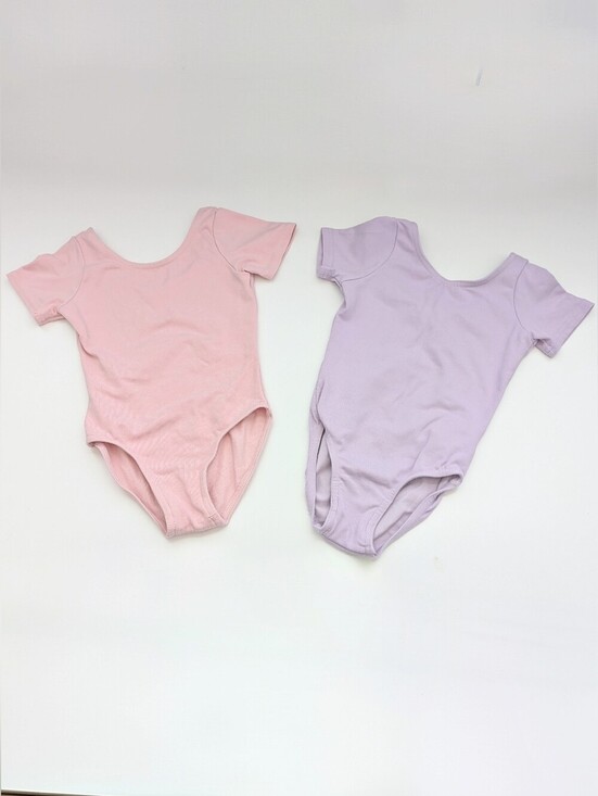 Mondor Other - Bundle of 2 Mondor Girls' (6X-7) Short-Sleeve Dance Ballet Leotards/Bodysuits